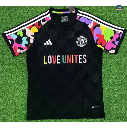 Marque Max Maillots Manchester United pre-match Training Noir 2023/24