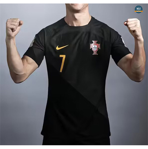 Marque Max Maillot Portugal Noir 2023/24