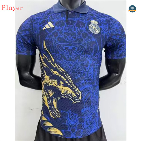 Soldes Max Maillots Player Version 2023/24 Real Madrid Bleu