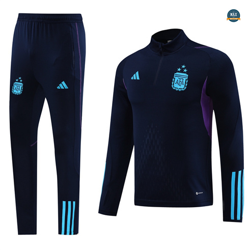 Nouveaux Max Maillots Survetement Argentine 2024/25 noir