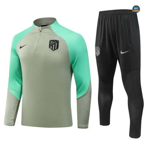 Créer Max Maillots Survetement Atletico Madrid 2024/25 gris