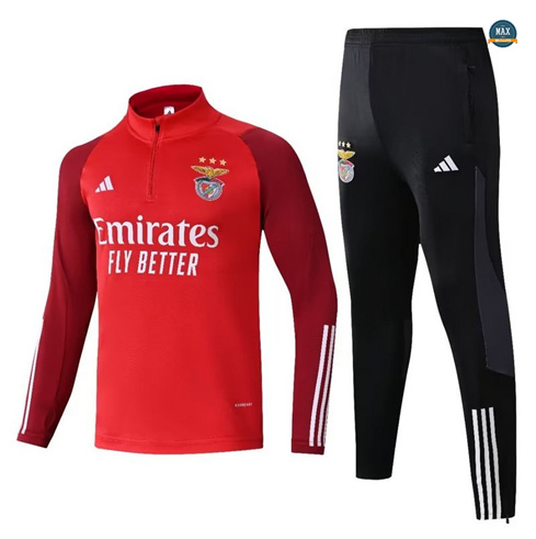 Créer Max Maillots Survetement Benfica 2024/25 rouge