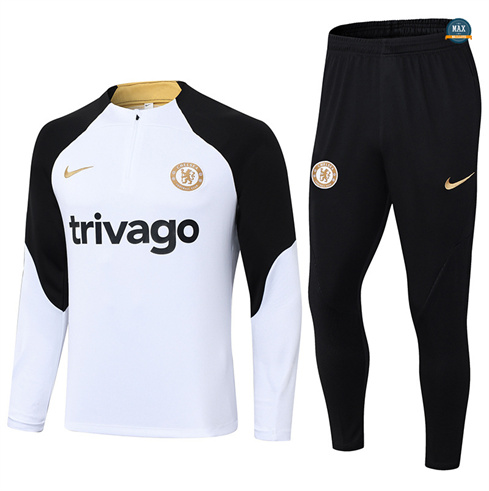 Flocage Max Maillot Survetement Chelsea 2024/25 Blanc