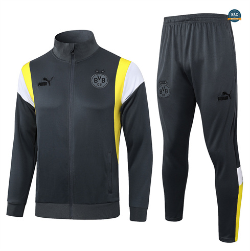 Marque Max Maillot Veste Survetement Dortmund 2024/25 gris