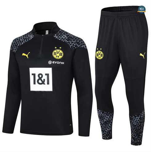 Soldes Max Maillots Survetement Dortmund 2024/25 noir