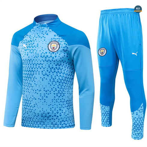 Flocage Max Maillot Survetement Enfant Manchester City 2024/25 bleu ciel