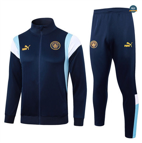 Flocage Max Maillot Veste Survetement Manchester City 2024/25 bleu royal