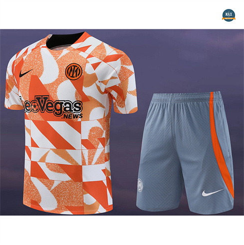 Flocage Max Maillot Inter Milan + Shorts 2024/25 Training rouge