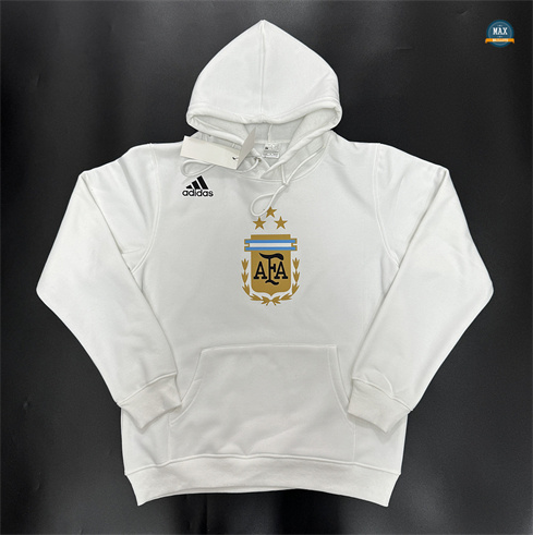 Achetez Max Maillot Sweat A Capuche Argentine 2024/25 Blanc