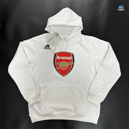 Acheter Max Maillot Sweat A Capuche Arsenal 2024/25 Blanc