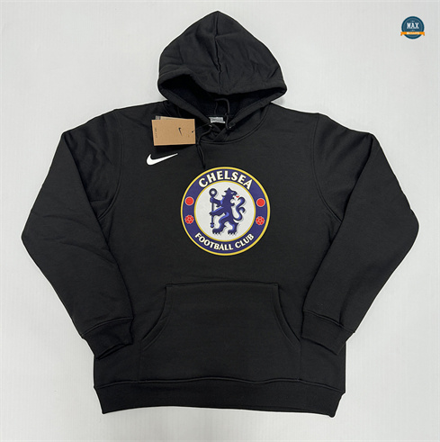 Vente Max Maillots Sweat A Capuche Chelsea 2024/25 noir