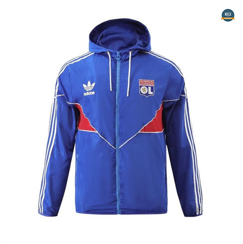 Soldes Max Maillots Coupe vent Olympique Lyonnais 2024/25 bleu