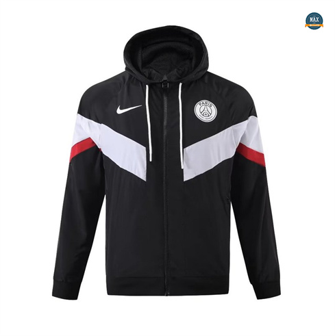 Nouveaux Max Maillots Coupe vent Paris Saint Germain 2024/25 noir