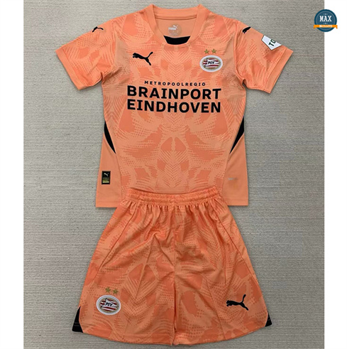 Soldes Max Maillots PSV Eindhoven Enfant Gardien de but orange 2024/25