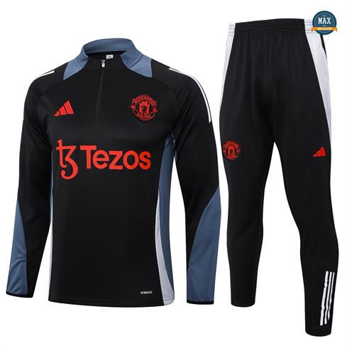 Prix Max Survetement Enfant Manchester United 2024/25 noir