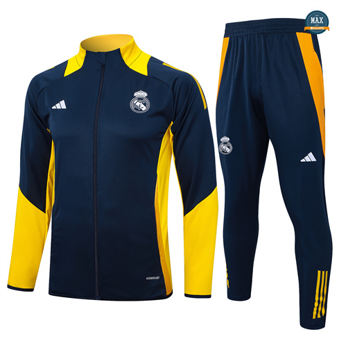 Vente Max Veste Survetement Enfant Real Madrid 2024/25 Bleu marine
