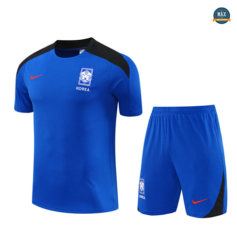 Prix Max Maillot Training Corée + Short 2024/25 Bleu