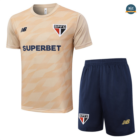 Choix Max Maillots Training São Paulo + Short 2024/25 jaune