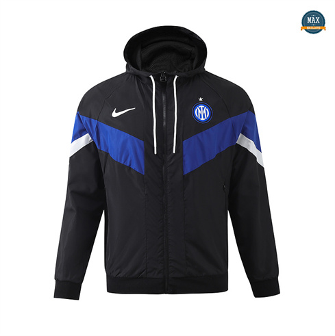 Achat Max Veste Coupe vent Inter Milan 2024/25 à capuche noir