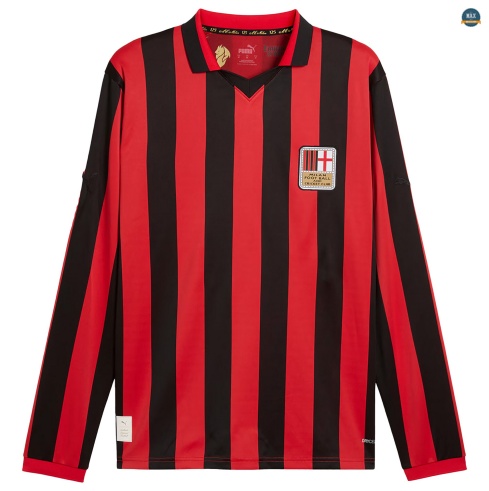 Max Maillot AC Milan 125e anniversaire Manche Longue 2024/25