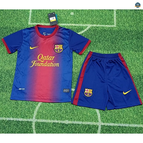 Max Maillot Rétro Barcelone Enfant Domicile 2012-13