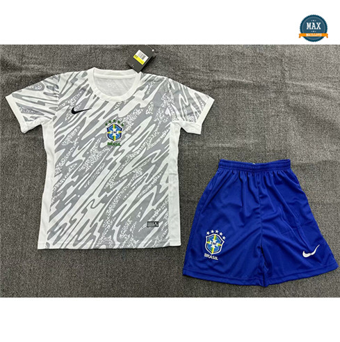 Max Maillot Brésil Enfant Blanco 2024/25