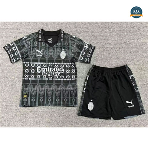 Max Maillot Milan AC Enfant Fourth Noir 2023/24