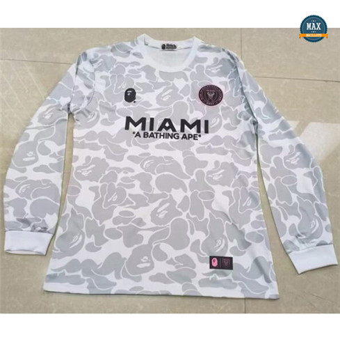 Max Maillots Inter Miami Manche Longue Gris 2023/24