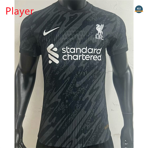 Max Maillot Player Version 2024/25 Liverpool Gardien de but Noir