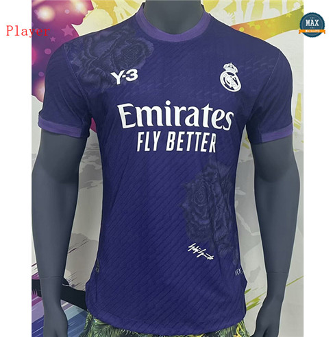 Max Maillot Real Madrid Y3 Player Version 2024/25 Violet