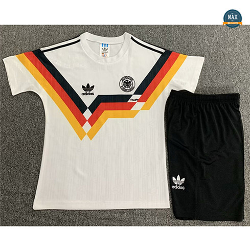 Max Maillot Retro 1990 Allemagne Enfant Domicile