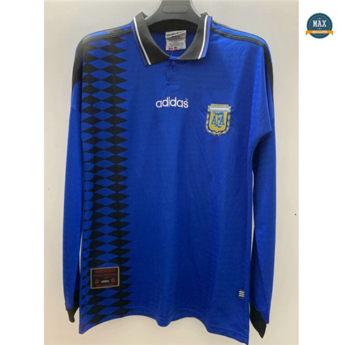 Max Maillots Retro 1994 Argentine Exterieur Manche Longue