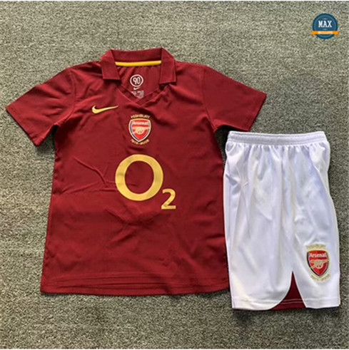 Max Maillot Retro 2005-06 Arsenal Enfant Domicile