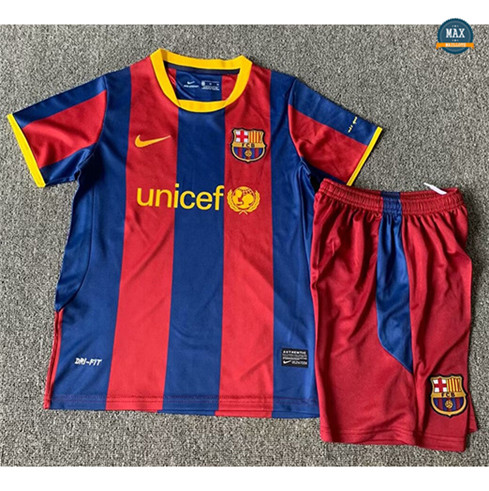 Max Maillot Retro 2010-11 Barcelone Enfant Domicile