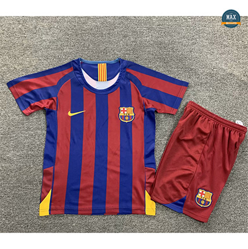 Max Maillots Retro 2005-06 Barcelone Enfant Domicile