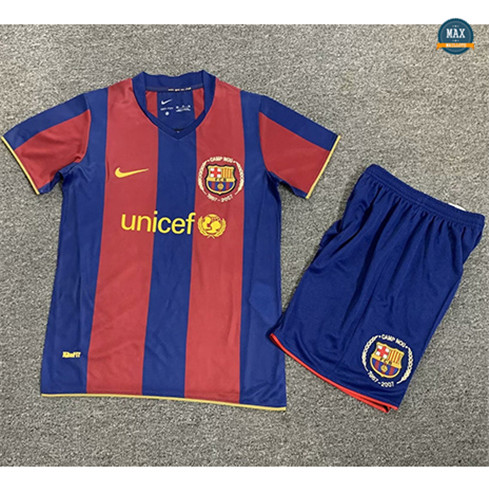 Max Maillot Retro 2007-08 Barcelone Enfant Domicile