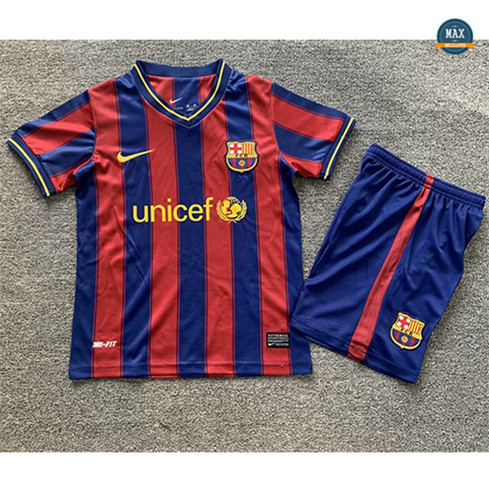 Max Maillots Retro 2009-10 Barcelone Enfant Domicile