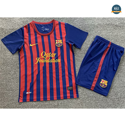 Max Maillot Retro 2011-12 Barcelone Enfant Domicile