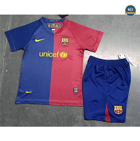 Max Maillot Retro 2008-09 Barcelone Enfant Domicile