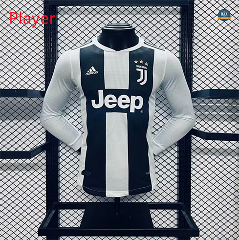 Maillot Retro 2018-19 Juventus Player Domicile Manche Longue