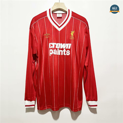 Max Maillots Retro 1982-83 Liverpool Domicile Manche Longue