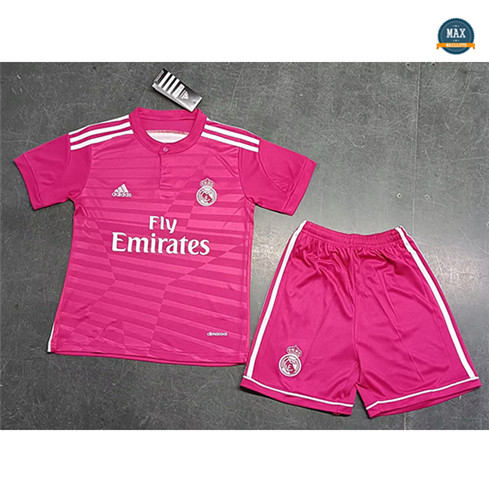 Max Maillots Retro 2014-15 Real Madrid Enfant Third Rose