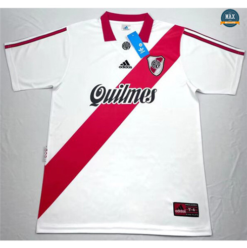 Max Maillot Retro 1998-99 River Plate Domicile