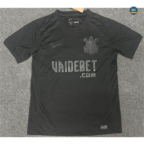 Nouveaux Max Maillot Corinthiens Noir 2024/25 pas cher fiable