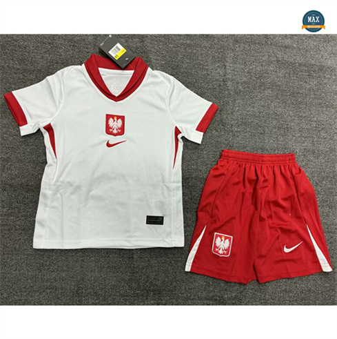 Max Maillot Pologne Enfant Domicile 2024/25