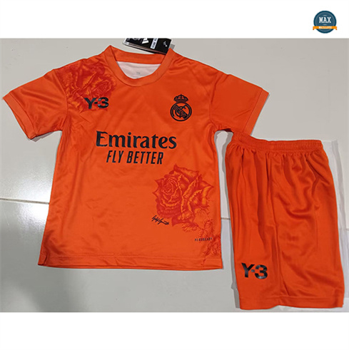 Max Maillot Real Madrid Enfant Y3 orange 2024/25