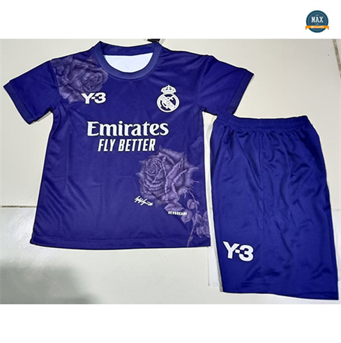 Max Maillot Real Madrid Enfant Y3 Violet 2024/25