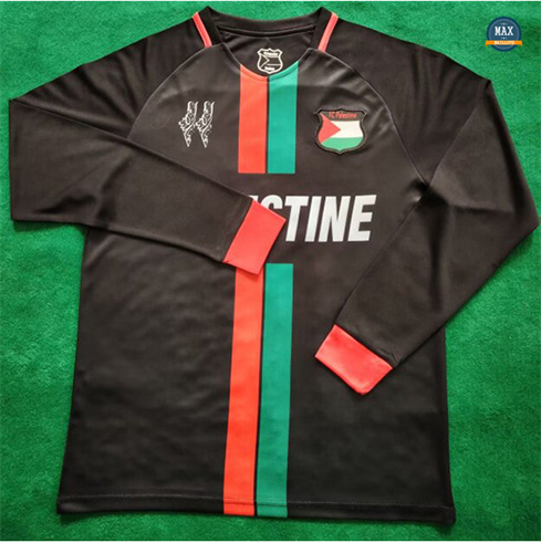 Max Maillot Palestine Manche Longue Noir 2024/25