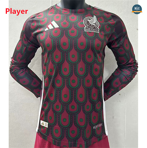 Max Maillot Player Version 2024/25 Mexique Domicile Manche Longue