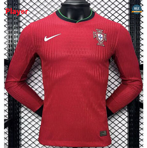 Max Maillot Player Version 2024/25 Portugal Domicile Manche Longue